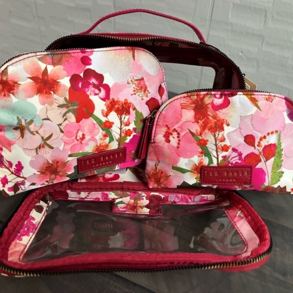 Ted Baker London 3pc. Cosmetic Bag Set NWT - Picture 4 of 9